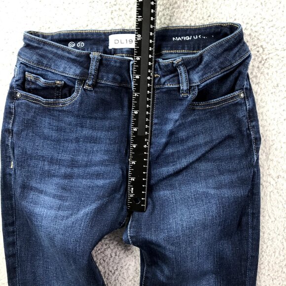DL1961 Women's Size 26 Margaux Instasculpt Stretch Denim Ankle Skinny Jeans - Picture 14 of 16